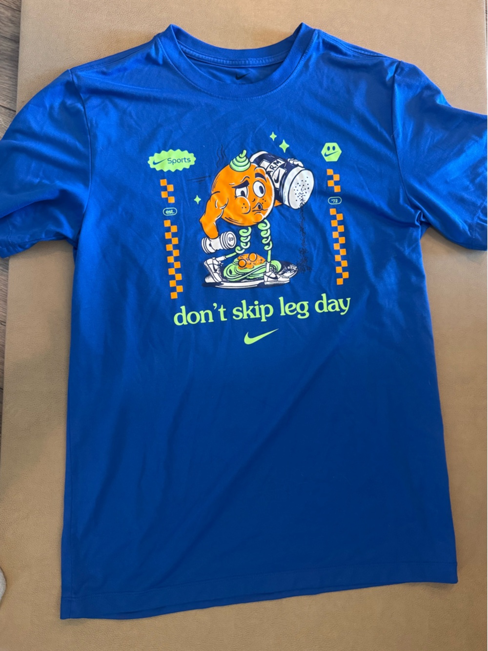 Nike Blue Dri-FIT Crewneck Tee